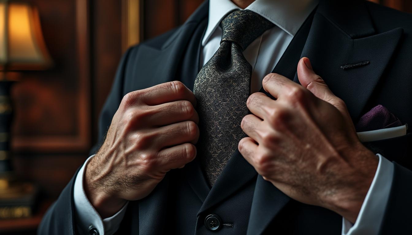 L’art de porter une cravate homme luxe de Tunisie : conseils de style pour hommes