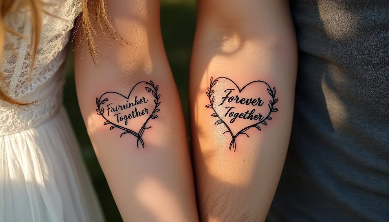 découvrez des idées de tatouages d'amour éternel avec des phrases emblématiques, parfaites pour les romantiques en quête d’une déclaration durable et pleine de sens.