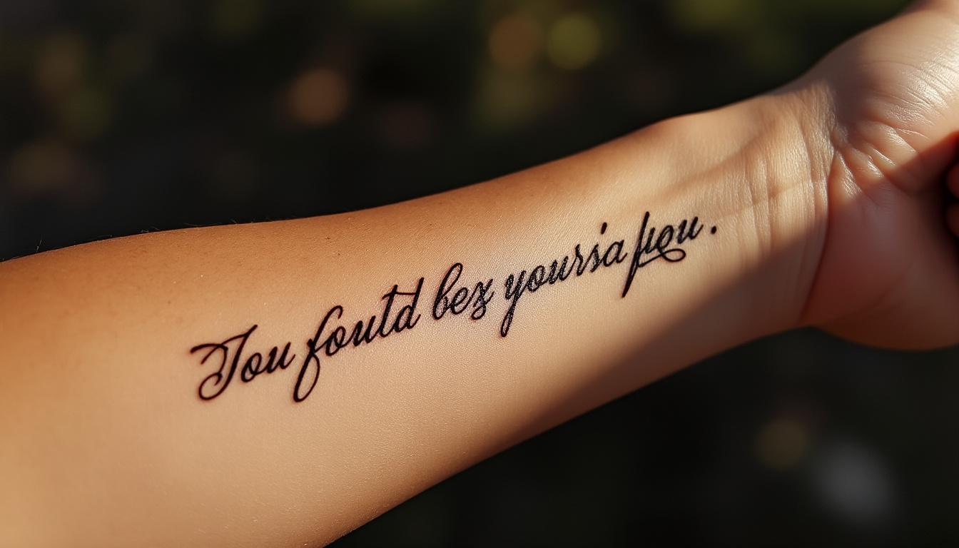 découvrez des idées de tatouages sur le thème de l'amour éternel avec des phrases emblématiques, parfaites pour les romantiques en quête d'une déclaration unique et symbolique.