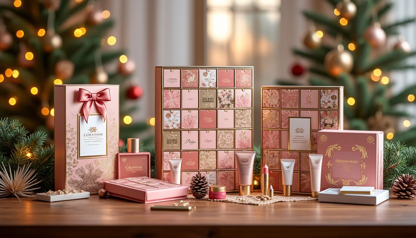 explorez notre sélection des meilleurs calendriers de l'avent beauté pour savourer une surprise quotidienne et rendre chaque jour de décembre magique.