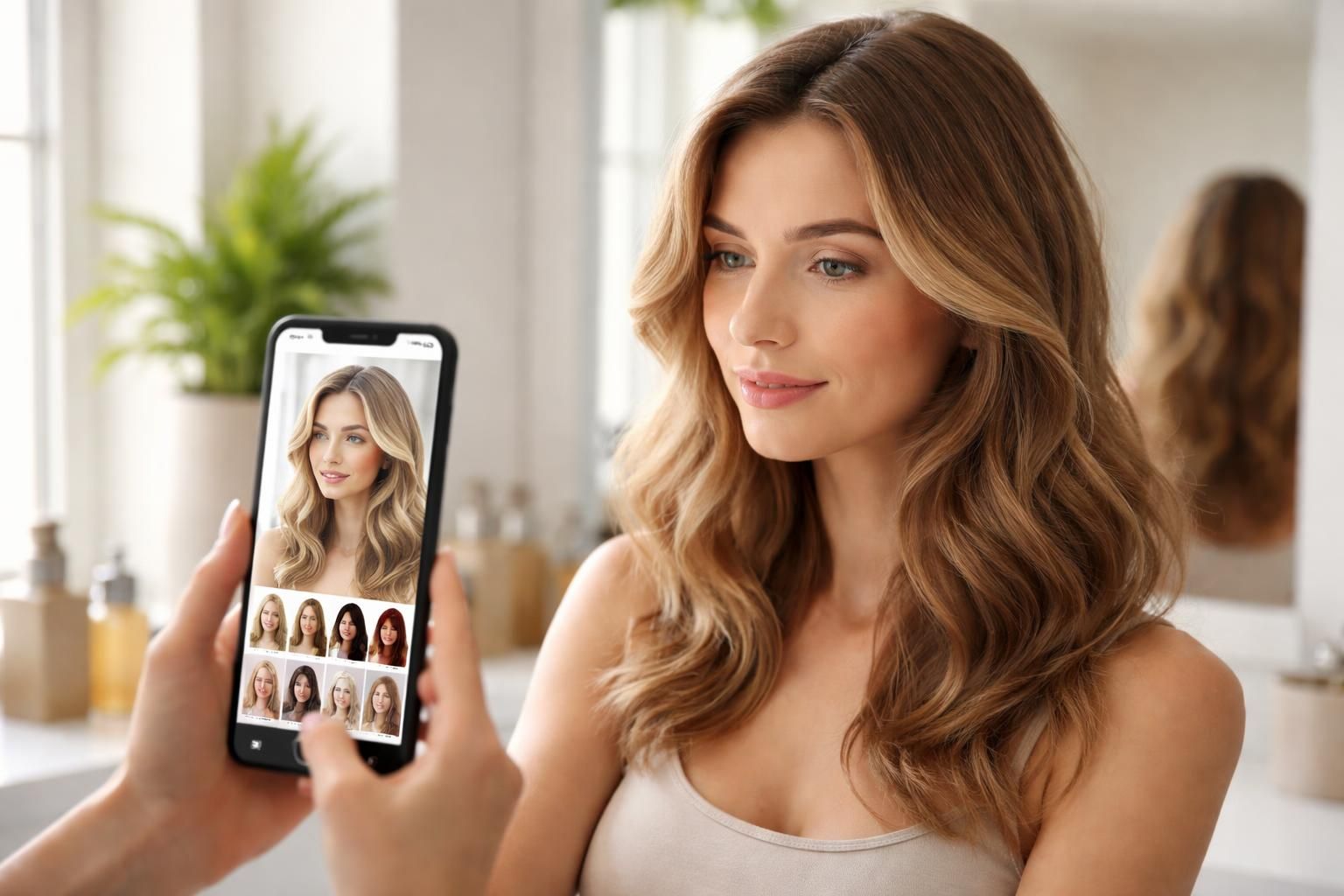 découvrez notre application de couleur de cheveux pour essayer différentes teintes virtuellement avant de changer de look. testez facilement et trouvez la couleur parfaite sans engagement.