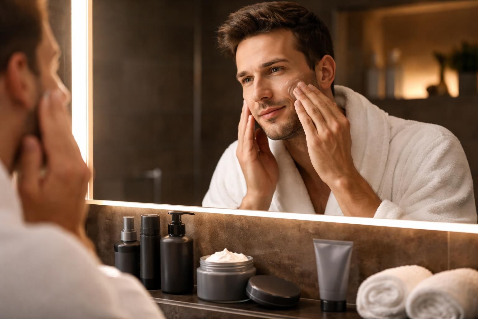découvrez l'importance de la crème de nuit pour homme et comment elle aide à obtenir une peau éclatante et revitalisée pendant votre sommeil.
