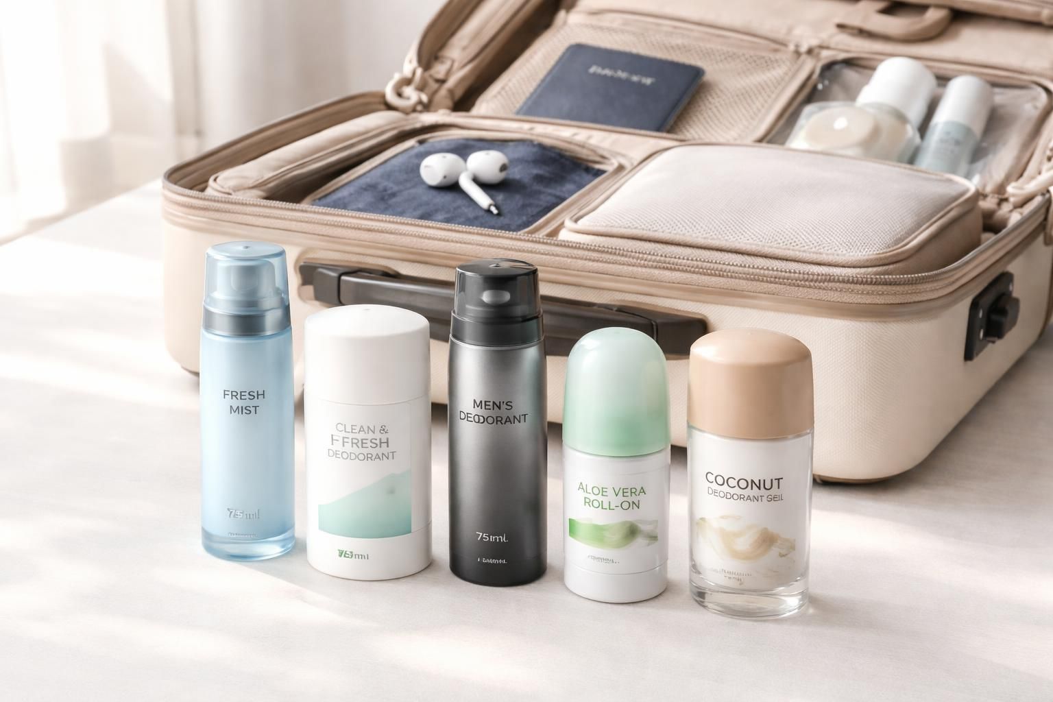 découvrez notre sélection des meilleurs déodorants adaptés pour voyager en avion, faciles à transporter dans votre bagage à main et conformes aux restrictions de sécurité.