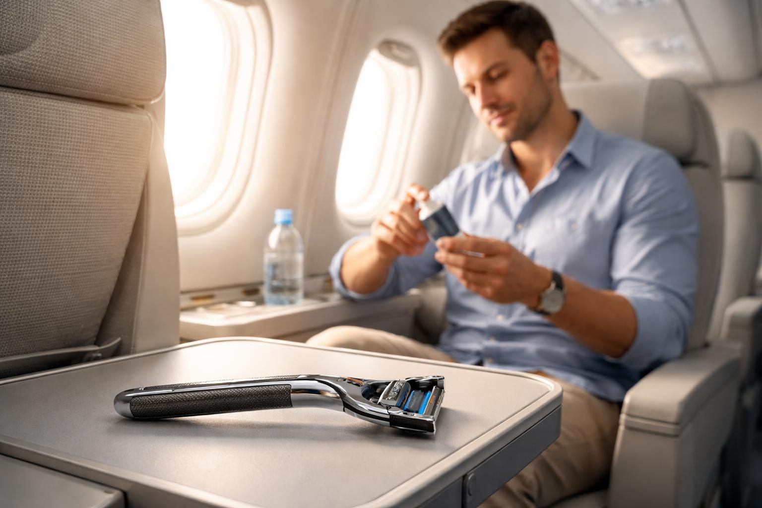 découvrez notre guide clair et sans stress sur l'utilisation des rasoirs en cabine d'avion. conseils pratiques et règles de sécurité pour un voyage serein.